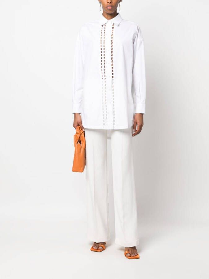 Ermanno Scervino Blouse met borduurwerk Wit