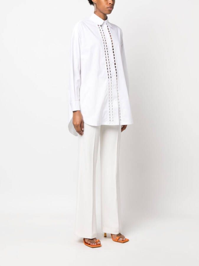 Ermanno Scervino Blouse met borduurwerk Wit