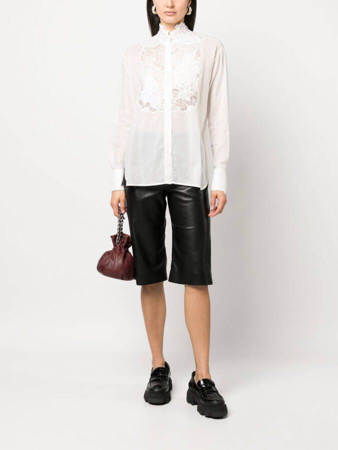 Ermanno Scervino Blouse met lange mouwen Wit