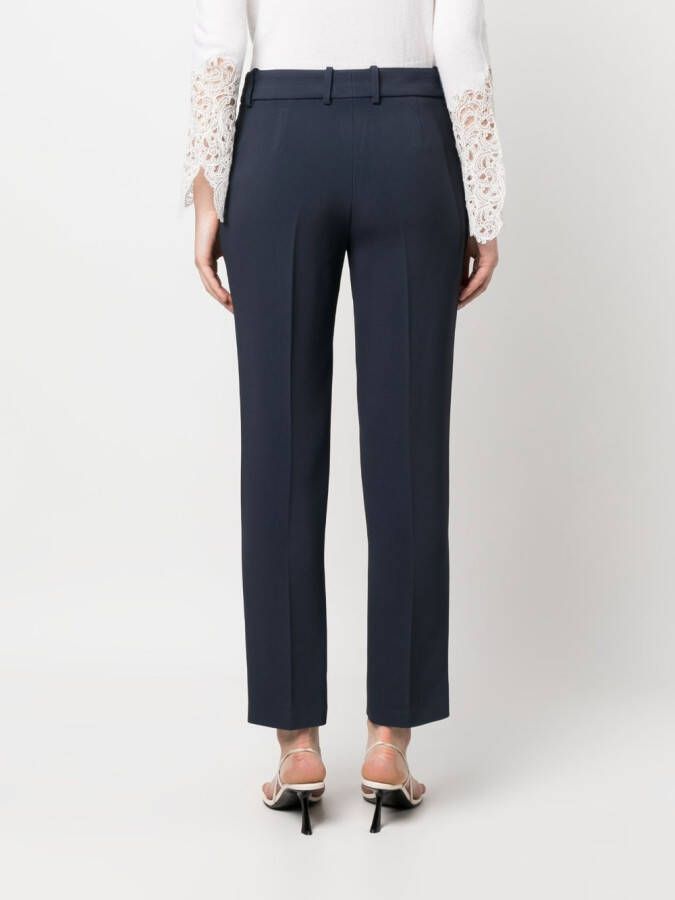Ermanno Scervino Cropped pantalon Blauw