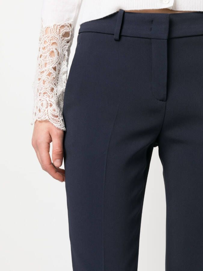 Ermanno Scervino Cropped pantalon Blauw