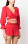 Ermanno Scervino Cropped top Rood - Thumbnail 3