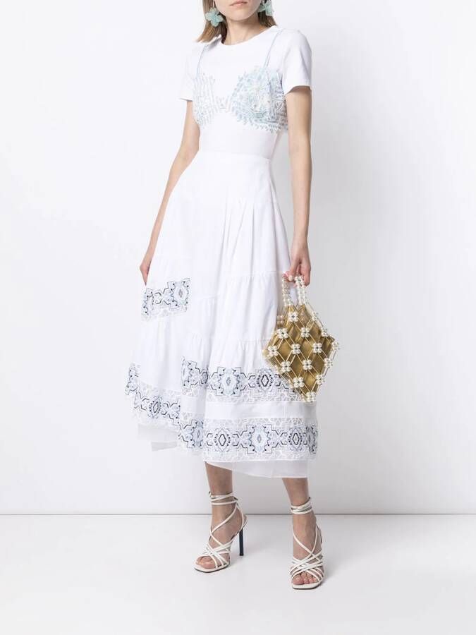 Ermanno Scervino Cropped top Wit