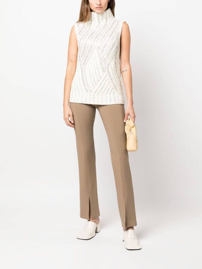 Ermanno Scervino Verfraaide trui Wit