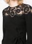 Ermanno Scervino Gesmockte midi-jurk Zwart - Thumbnail 5