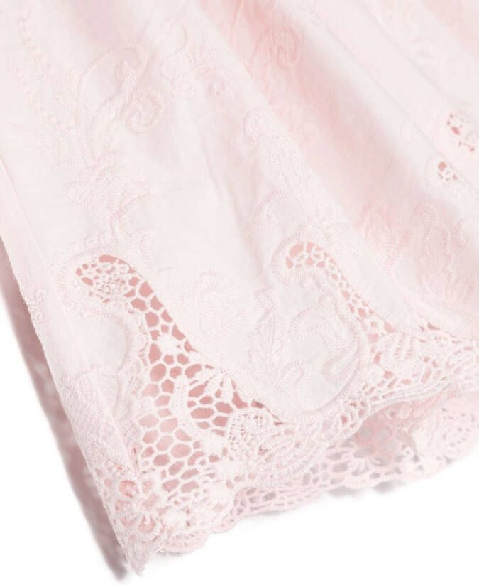 Ermanno Scervino Junior Mouwloze jurk Roze