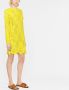 Ermanno Scervino Jurk met geborduurd kant Geel - Thumbnail 2