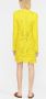 Ermanno Scervino Jurk met geborduurd kant Geel - Thumbnail 3