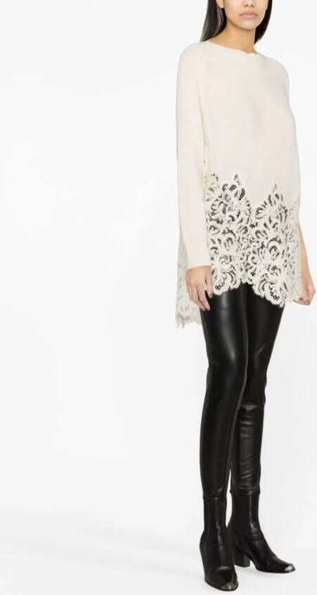 Ermanno Scervino Legging van imitatieleer Zwart