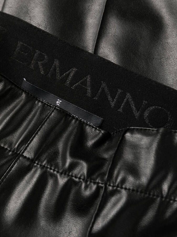 Ermanno Scervino Legging van imitatieleer Zwart