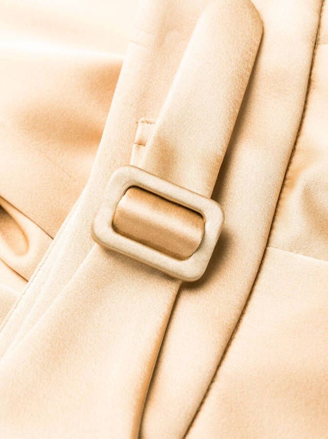 Ermanno Scervino High waist plooibroek Beige