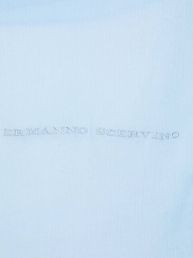 Ermanno Scervino Sjaal met logoprint Blauw