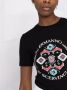 Ermanno Scervino T-shirt met logoprint Zwart - Thumbnail 5