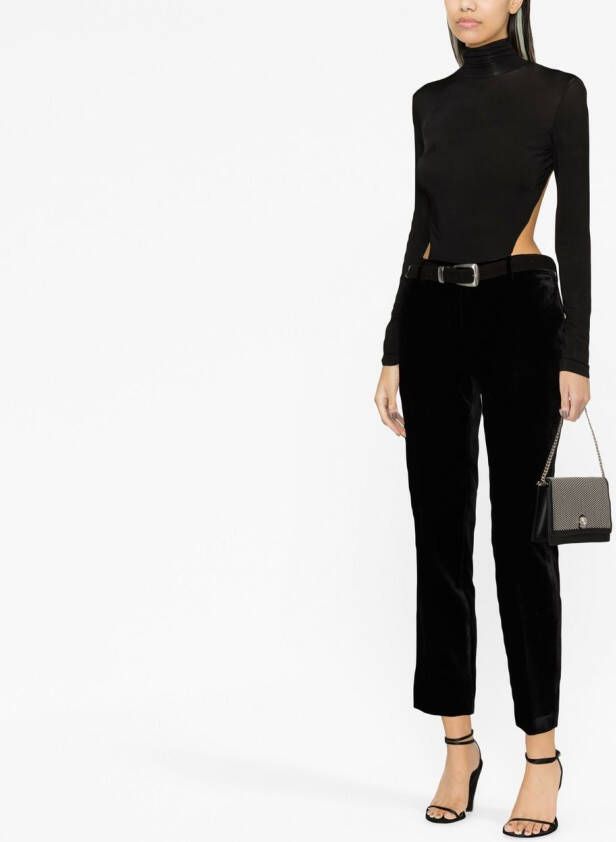 Ermanno Scervino Broek met toelopende pijpen Zwart