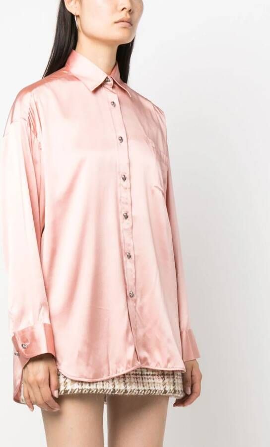 Ermanno Scervino Zijden blouse Roze