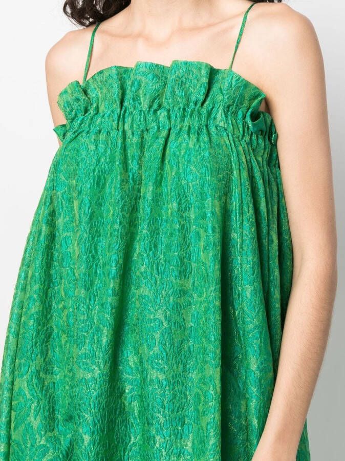 Essentiel Antwerp Maxi-jurk met spaghettibandjes Groen
