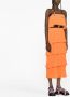 Essentiel Antwerp Strapless jurk Oranje - Thumbnail 4