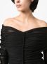 ESTER MANAS Off-shoulder jurk Zwart - Thumbnail 5