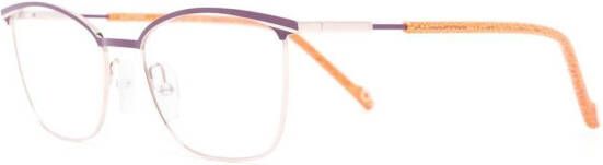 Etnia Barcelona Amethyst zonnebril met vierkant montuur Goud