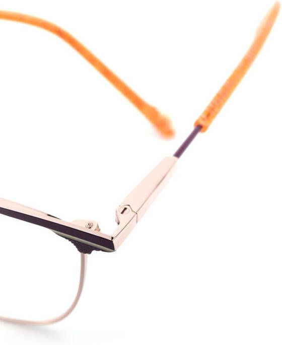 Etnia Barcelona Amethyst zonnebril met vierkant montuur Goud