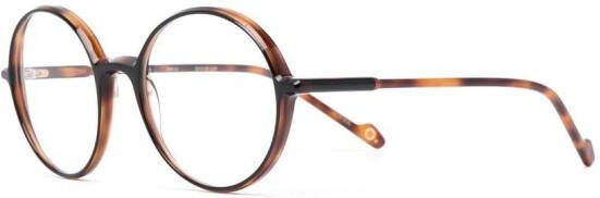 Etnia Barcelona Bril met schildpadschild design Bruin