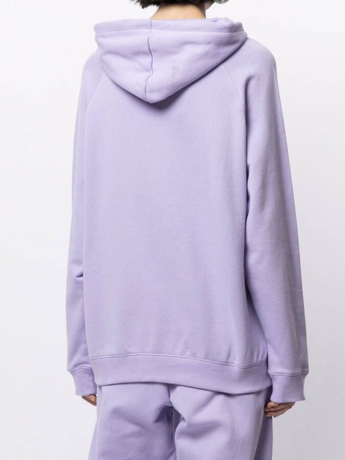 Être Cécile Hoodie met logoprint Paars