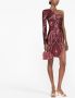 ETRO Asymmetrische jurk Rood - Thumbnail 2