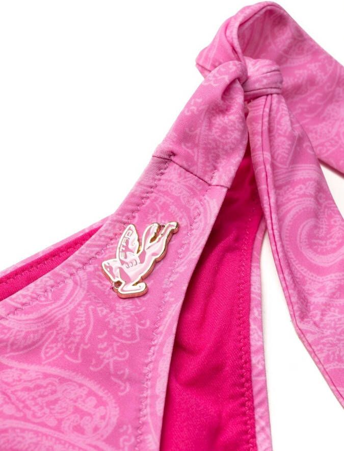 ETRO Bikini met paisley-print Roze