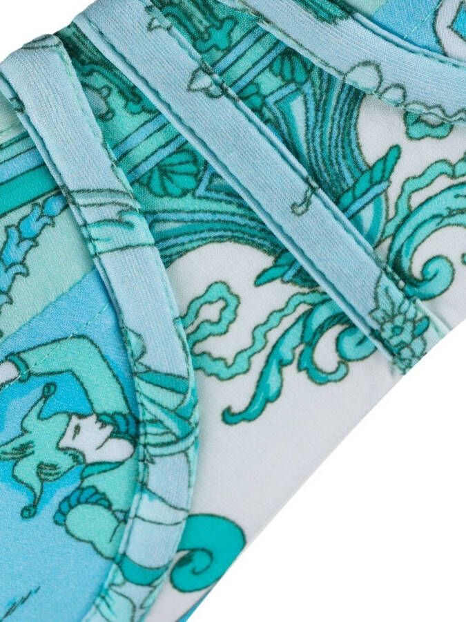 ETRO Bikini met sjaalprint Blauw