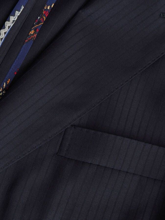 ETRO Blazer met krijtstreep Zwart