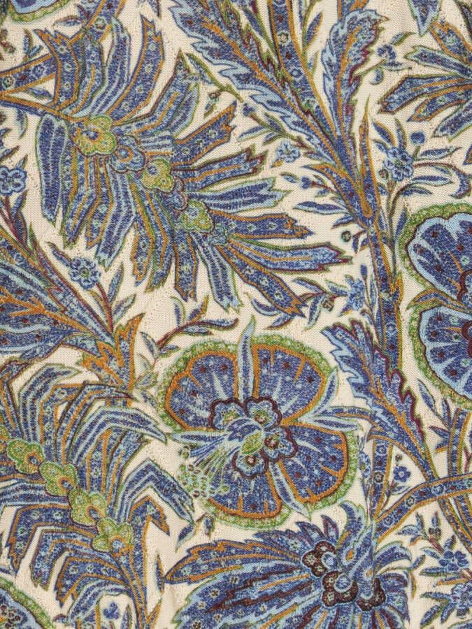 ETRO Sweater met botanische print Blauw