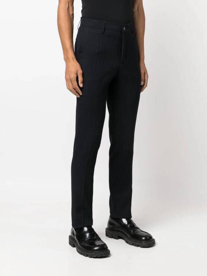 ETRO Broek met textuur Blauw