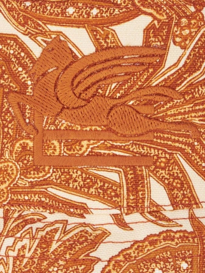 ETRO Cappello vissershoed met geborduurd logo Oranje