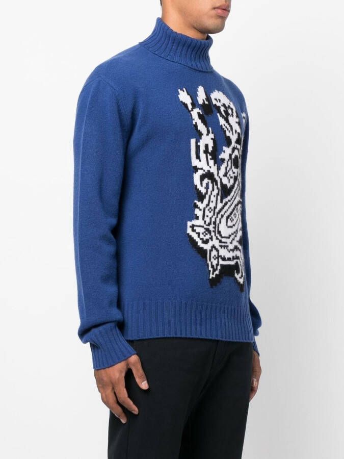 ETRO Coltrui met paisley-print Blauw