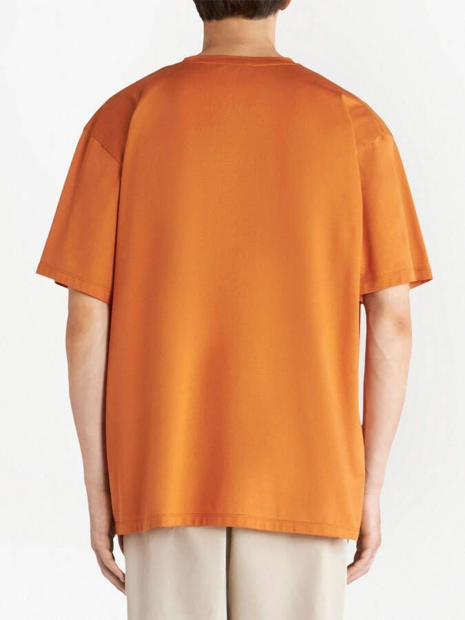 ETRO T-shirt met grafische print Oranje