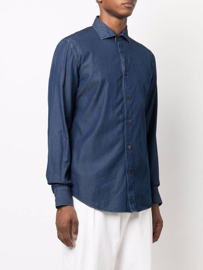 ETRO Denim overhemd Blauw