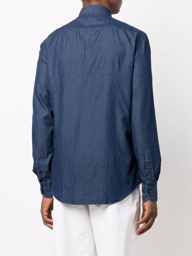 ETRO Denim overhemd Blauw