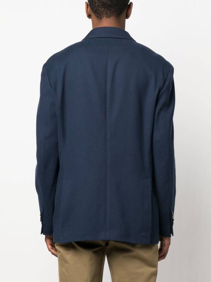 ETRO Blazer met dubbele rij knopen Blauw