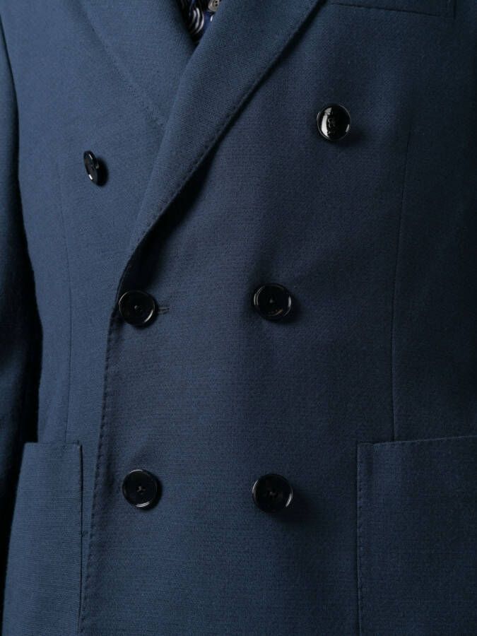 ETRO Blazer met dubbele rij knopen Blauw