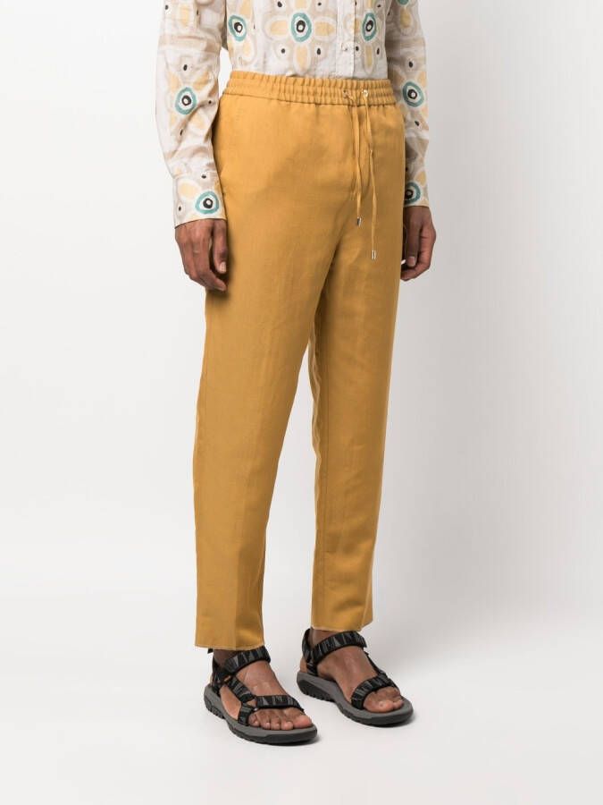 ETRO Broek met trekkoordtaille Bruin