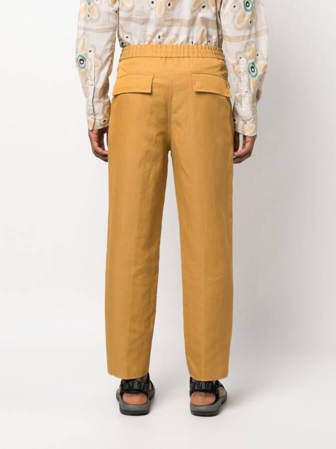 ETRO Broek met trekkoordtaille Bruin