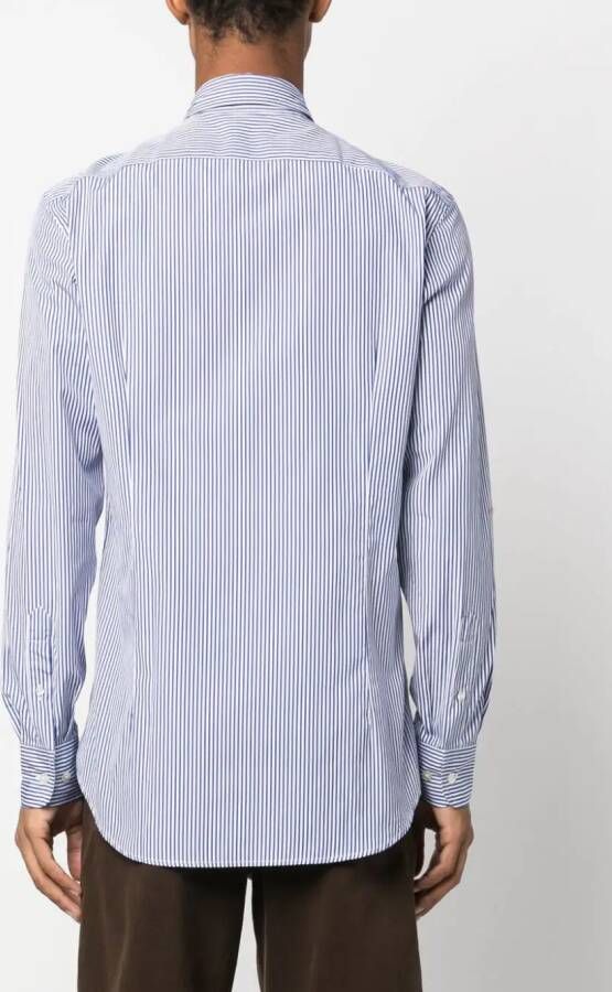 ETRO Gestreept overhemd Blauw