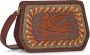ETRO Essential crossbodytas met borduurwerk Bruin - Thumbnail 4
