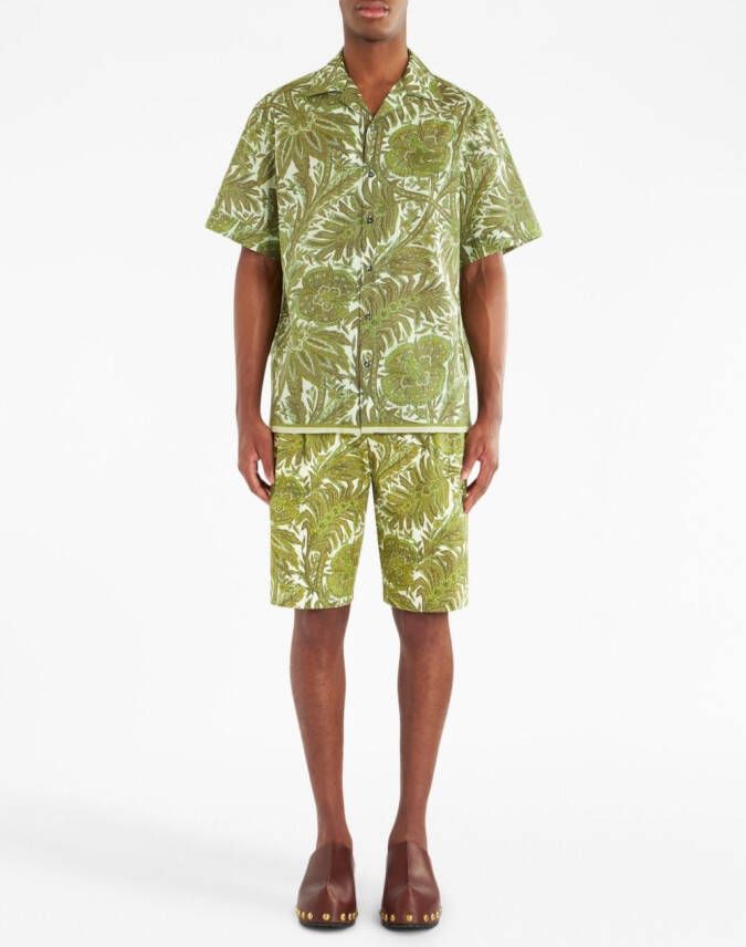 ETRO Shorts met bloemenprint Groen