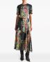 ETRO Midi-rok met bloemenkant van katoenblend Zwart - Thumbnail 1