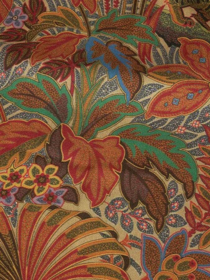 ETRO Sjaal met franje Veelkleurig