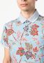 ETRO Poloshirt met bloemenprint Blauw - Thumbnail 5