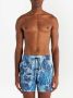 ETRO Zwembroek met bloemenprint Blauw - Thumbnail 2