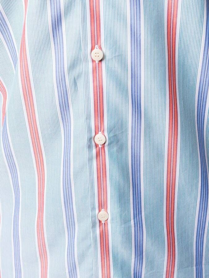 ETRO Gestreept overhemd Groen