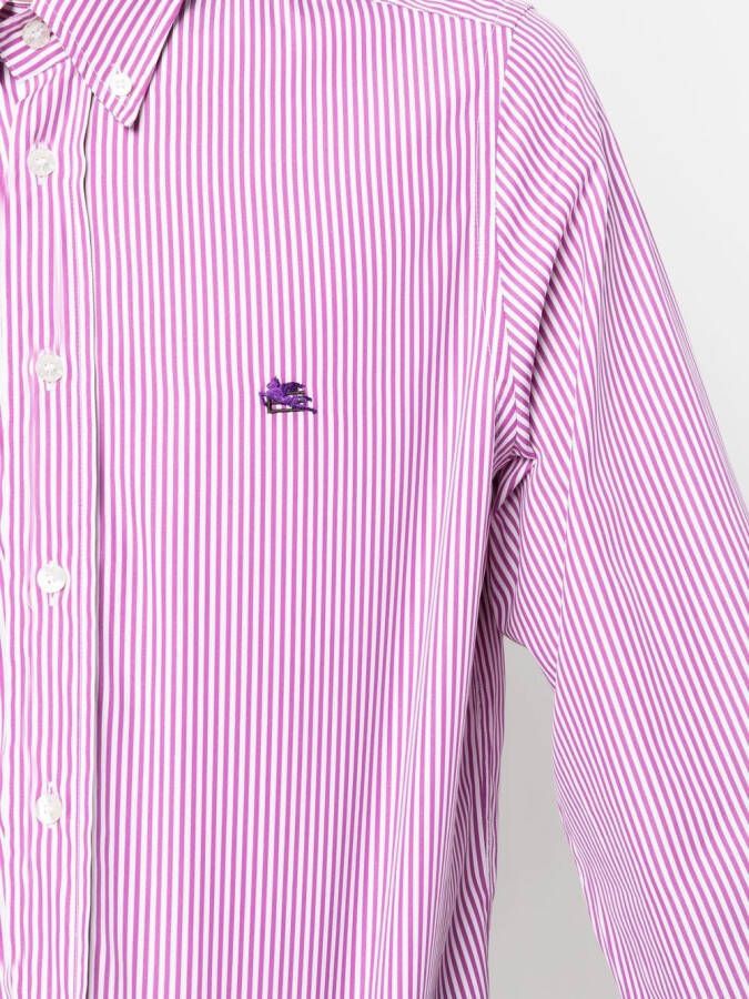 ETRO Gestreept overhemd Roze